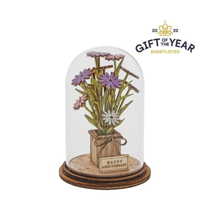Kloche - Happy Anniversary Flower Figurine